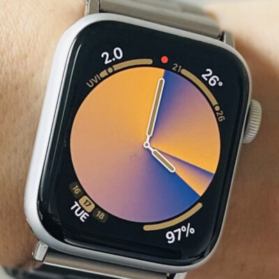 UV指数もわかるApple Watchの文字盤は気分によってカスタマイズできるのが嬉しい