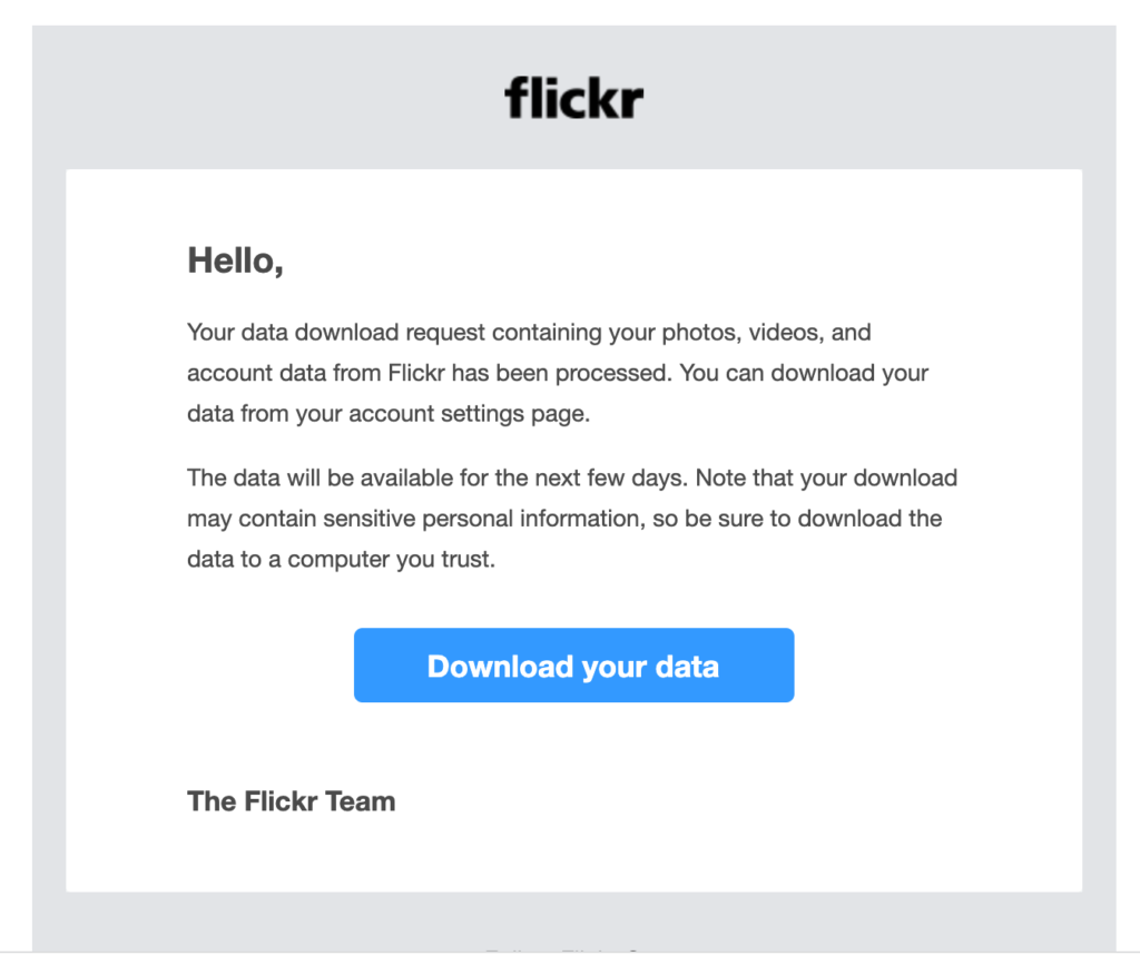 Flickrの写真を一括ダウンロードできなかったとき全データの取得方法